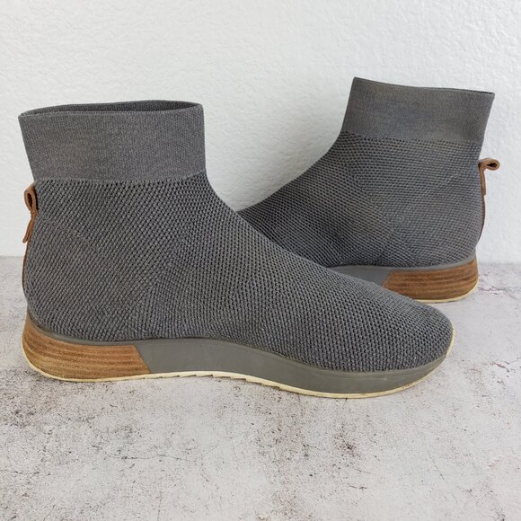 Dr. Scholl's Rainmaker Knit Booties High Top Sock Boot Sneakers size 11 Gray - Picture 8 of 12